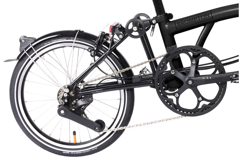 Brompton Electric P Line Urban Folding Bike 2024 in Midnight Black-4